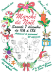 Affiche marché noel